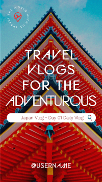 Travel Vlogs Japan Instagram Reel Preview