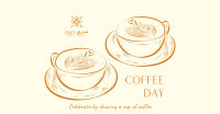 Coffee Day Latte  Facebook Ad Image Preview