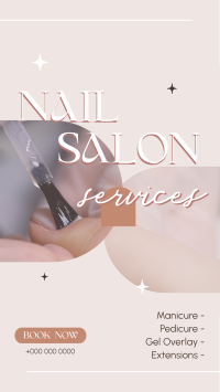 Fancy Nail Service Instagram story Image Preview