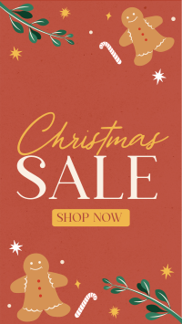 Rustic Christmas Sale Instagram Story Design