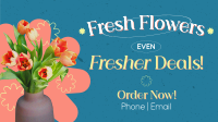 Fresh Flowers Sale Video Preview