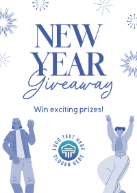 New Year's Giveaway Flyer Image Preview