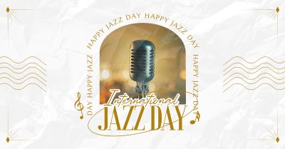 Elegant Jazz Day Facebook ad Image Preview