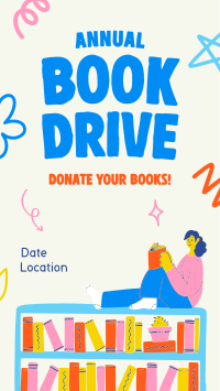 Donate A Book TikTok video Image Preview