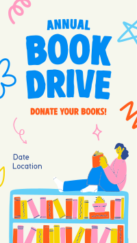 Donate A Book TikTok Video Image Preview