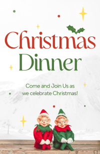 Christmas Dinner Invitation Preview