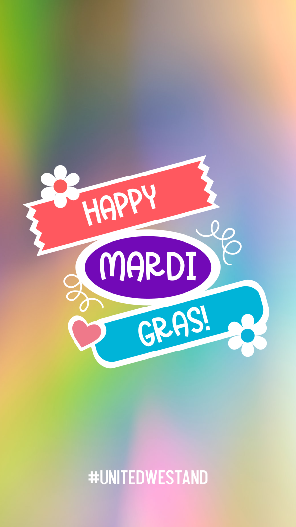 Mardi Gras Flag Instagram Story Design Image Preview