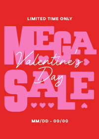 Valentine's Mega Sale Poster Image Preview