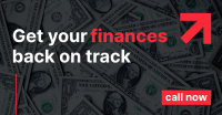 Modern Finance Back On Track Facebook Ad Design