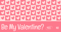 Valentine Heart Tile Facebook Ad Design
