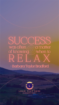 Relax Motivation Quote Instagram reel Image Preview