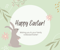 Happy Easter Spring Facebook post Image Preview