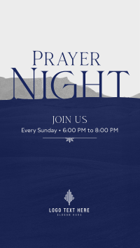 Prayer Night  YouTube Short Design