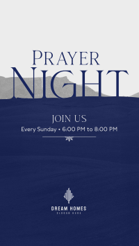 Prayer Night  YouTube Short Image Preview