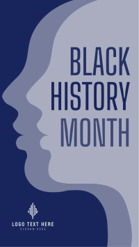 Black History Movement Facebook Story Design