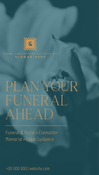 Funeral Flower Instagram story Image Preview
