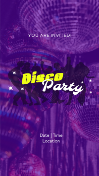Disco Fever Party Instagram Story Design