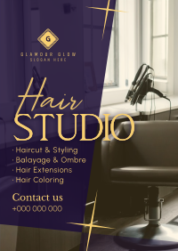 Elegant Hair Salon Poster Image Preview