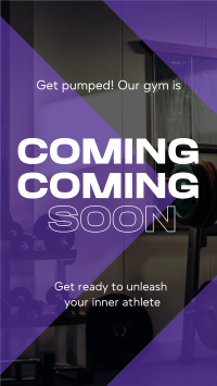 Fitness Gym Opening Soon Facebook Story Image Preview