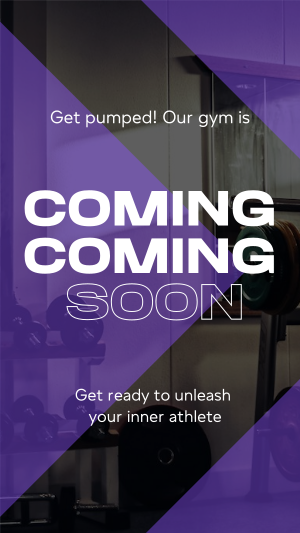 Fitness Gym Opening Soon Facebook story Image Preview