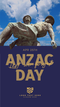 Anzac Day Soldiers TikTok video Image Preview