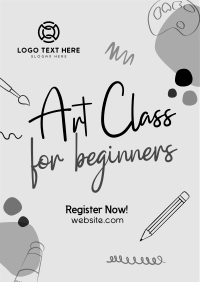 Doodle Class Flyer Design