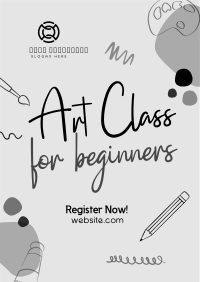 Doodle Class Flyer Image Preview