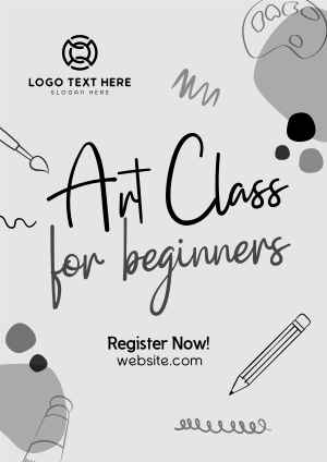 Doodle Class Flyer Image Preview