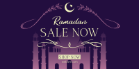 Ramadan Mosque Sale Twitter Post Design