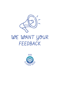 Feedback Megaphone Flyer Image Preview