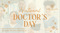National Doctor's Day Animation Design