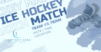 Ice Hockey Versus Match Facebook ad Image Preview