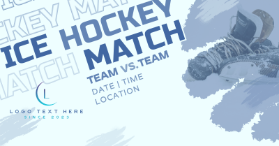 Ice Hockey Versus Match Facebook ad Image Preview