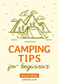 Camping Tips For Beginners Flyer Image Preview