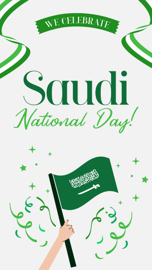 Raise Saudi Flag Instagram story Image Preview