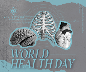 Vintage World Health Day Facebook post Image Preview