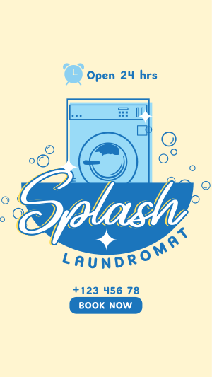 Splash Laundromat Instagram story Image Preview