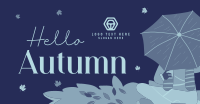 Hello Autumn Greetings Facebook Ad Design