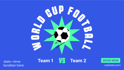 Football World Cup Facebook event cover Image Preview