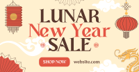 Lunar New Year Sale Facebook Ad Design