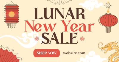 Lunar New Year Sale Facebook ad Image Preview