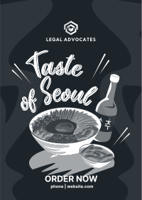 Taste of Seoul Food Poster Image Preview