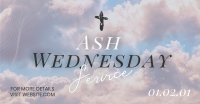 Cloudy Ash Wednesday  Facebook ad Image Preview