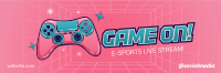 Cute Girl Gaming Twitter Header Design