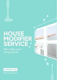 House Modifier Service Flyer Image Preview