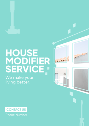 House Modifier Service Flyer Image Preview