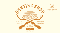 Hunting Shop Facebook event cover Image Preview