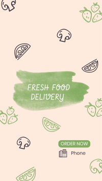 Fresh Vegan Food Delivery Instagram story Image Preview