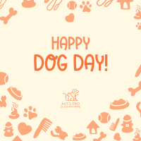 Dog Day Heart Instagram post Image Preview