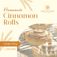 Homemade Cinnamon Rolls Instagram post Image Preview